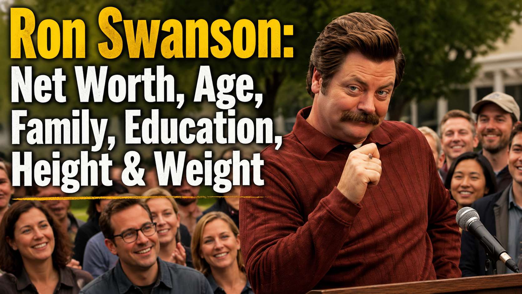Ron Swanson Net Worth