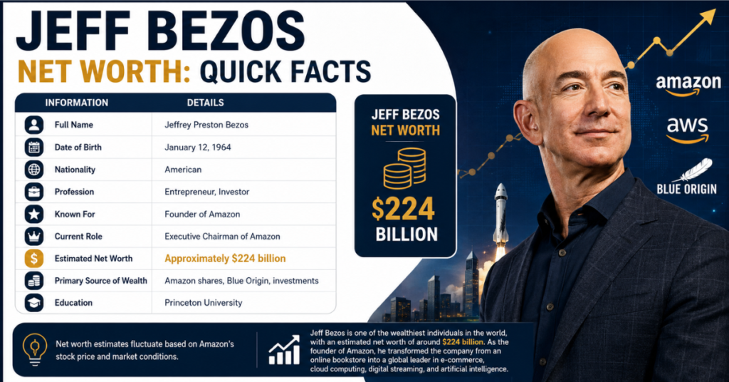 Jeff Bezos Net worth